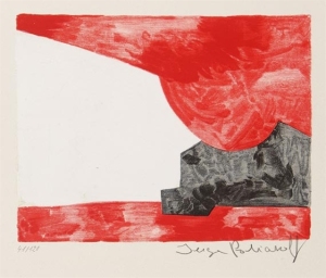 composicion rojo blanco y negro, Serge Poliakoff